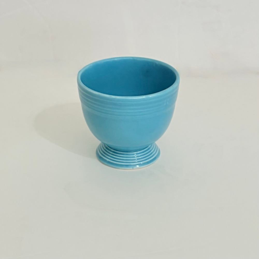 Vintage Homer Laughlin FIESTA Turquoise Egg Cup 3" Fiestaware Fiesta Ware USA